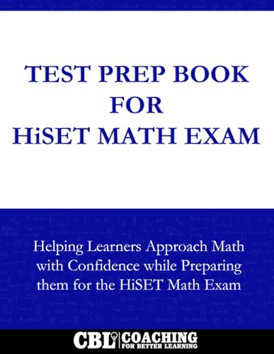 Test Prep Book For HiSET Math Exam
