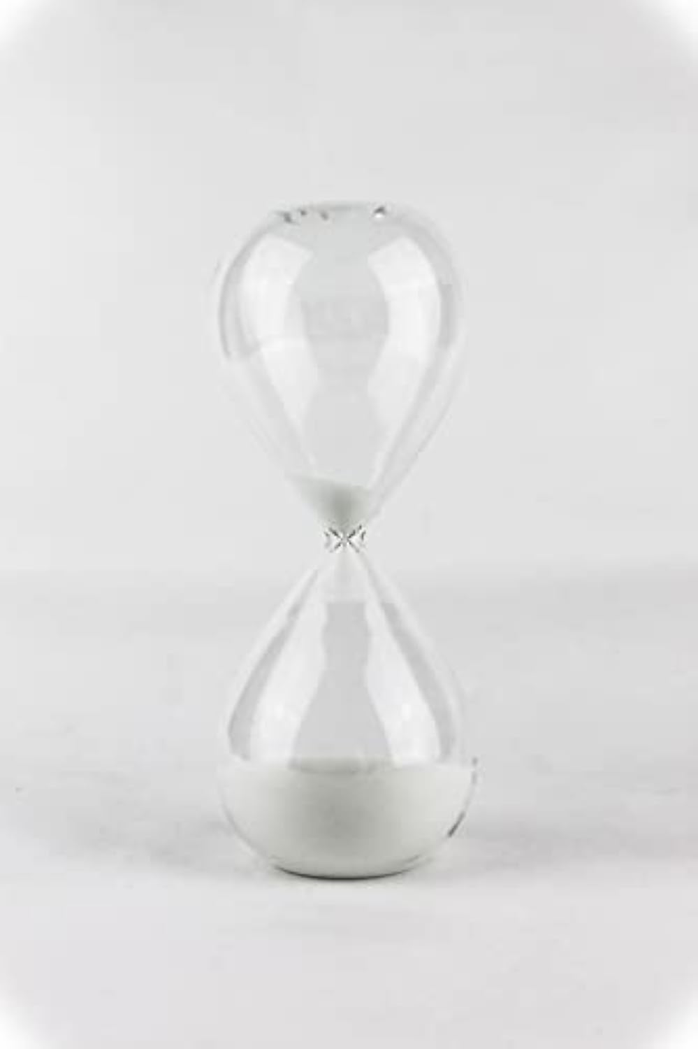 Clessidra In Legno Da 45 Minuti - Sabbia Bianca | Per Cucina, Giochi, Decorazione | 20x10x10 Cm - Foto 3