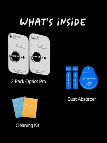 Image of Lensarmor Compatible with iPhone Air Camera Lens Protector Cloud White (2-Pack) - 9H Tempered Glass, Military-Grade Anti-Scratch, Slim & Case-Friendly, Easy Install Frame
