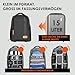 TARION Kamerarucksack Spiegelreflex Fotorucksack Wasserdicht Leicht und Kompakt Klein DSLR Rucksack mit 15 Zoll Laptopfach und Regenhaube(Schwarz)