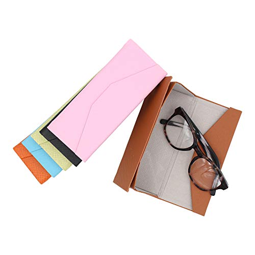 Image of Real Sic Glasses Case for Men and Women - Magnetic Folding Hard Shell Sunglass Holder - Inspired by Solid Color