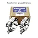 ROADFORMER 3 inch V Band Clamp - 2 sets of Quick Release V band Exhaust Clamp Stainless Steel with Flanges for Automotive exhaust system, turbocharger, downpipe and mufflers (3