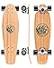 White Wave Bamboo Longboard Skateboard. Drop Deck Long Board for Cruising, Carving and Freestyle Fun. Great Board for Beginner, Intermediate, or Advanced Riders (Missile (Small))