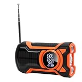 ZAICOLER Notfall-Handkurbelradio, DREI Lademodi, BT-Lautsprecher...
