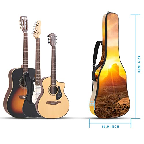 Hondank Housse de transport étanche pour guitare avec bandoulière réglable Motif paysage et coucher de soleil… - Les Beatles, Paul McCartney, John Lennon, RIngo Starr, George Harrison Hondank Housse de transport étanche pour guitare avec bandoulière réglable Motif paysage et coucher de soleil… – Image 6