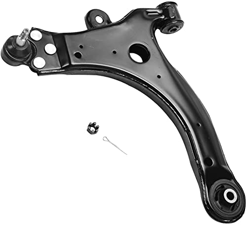 Image of Detroit Axle - 4pc Front End Kit for Buick Allure Century LaCrosse Regal Chevy Impala Monte Carlo Pontiac Grand Prix 2 Lower Control Arms w /Ball Joints 2 Outer Tie Rods Replacement