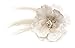 Lillian Rose Hair Clip/Decoration, 4-Inch, Burlap