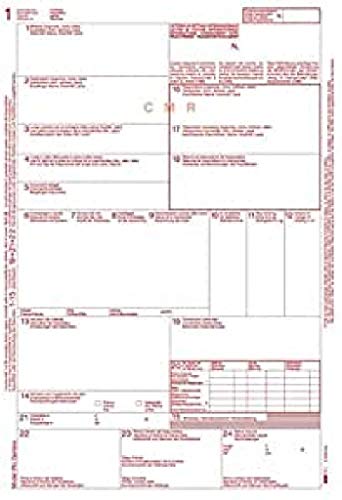 Lettre de voiture internationale CMR 5 copies mécanographique
