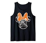 Disney Mickey & Friends Halloween Minnie Spider Web Logo Tank Top