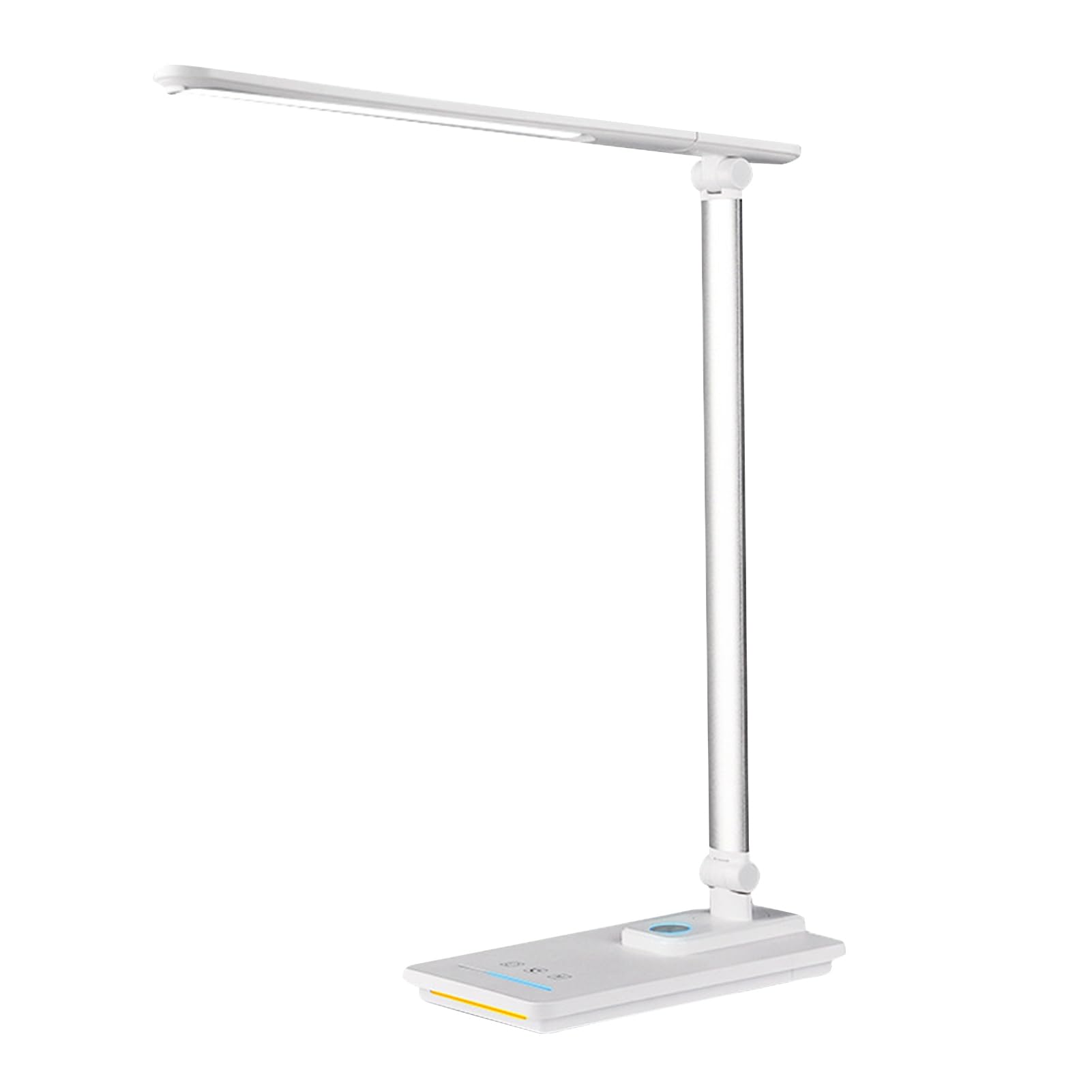 FTVOGUE Lampada da Scrivania a LED per Studio, Lampada da Lettura Pieghevole in ABS con Controllo Touch, 5 Temperature di Colore da 86 a 140 Fahrenheit, Attenuazione Continua, Ricarica USB, Timer