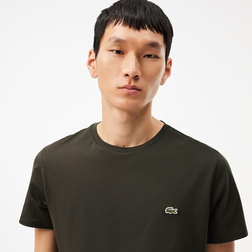 Image of Lacoste Men's Short Sleeve Pima Jersey Crew Neck Tee