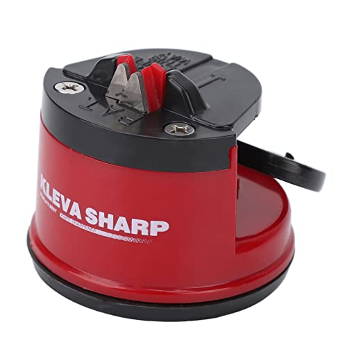 Naroote Afilador de Cuchillos con Ventosa, Eficiente, Seguro, Fácil de Usar, para el Hogar, Cocina, Acero de Tungsteno