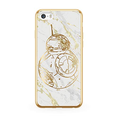 ERT GROUP Original Star Wars Droid TPU Case for iPhone 5, iPhone 5S, iPhone SE, Liquid Silicone Cover, Flexible and Slim, Protective for Screen, Shockproof and Anti-Scratch Phone Case