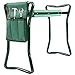LIJBN Gartenkniehocker, Gartenknieschoner, Klappstuhl, Terrassenhocker, geeignet für Rasenhocker, weiches Knieschoner mit Gartentasche