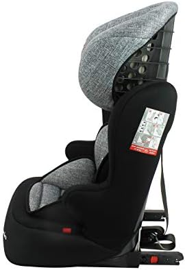 Nania isofix car seat RACER group 1/2/3 (9-36kg) - Made in France - Silver  : Amazon.co.uk: Automotive