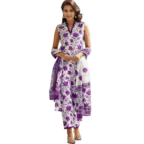 Image of SHIENZY Cotton Blend Kurta Set for Women