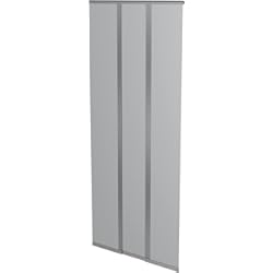 Panel Corredero Windhager Cortina mosquitera Plus Easy Cortina fácil de Lamas, acortable Individualmente, 95 x 220 cm, Antracita, 03781