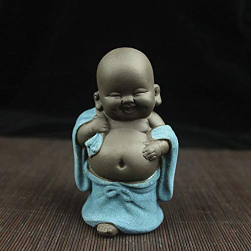 Statue de Bouddha en céramique fait main décor cérémonie du thé