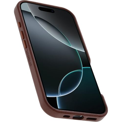 Image of OtterBox iPhone 16 Pro Symmetry Series Cactus Leather for MagSafe - Rich Adobe Brown