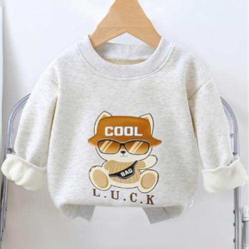 2025 Boys Long Sleeve Printed Sweatshirt Spring Autumn Children's Loose Fit Lightweight Basic Pullovers Shirt Tops2