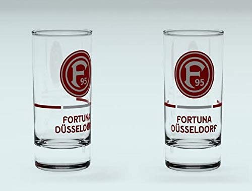 Fortuna Düsseldorf Juego de 2 vasos de chupito Cover