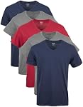 Gildan Men’s Assorted Standard V-Neck T-Shirts MultipackUnderwear