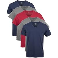Gildan Estilo Camiseta para Hombre con Cuello de Pico, Paquete