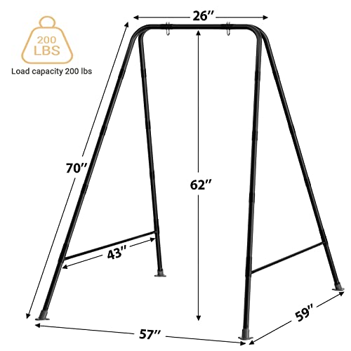 Swing Stand For Kids, Baby Swing Frame, Metal Swing Stand Frame Outdoor Indoor, Heavy Duty Toddlers Swing Stand For Backyard #TOP6