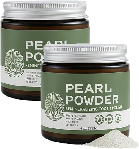 Exfoliante Dental Remineralizante con Polvo de Perla, con Hidroxiapatita y Polvo de Perla, Blanquea y Repara el Esmalte Dental, Cuida con Delicadeza los Dientes Sensibles