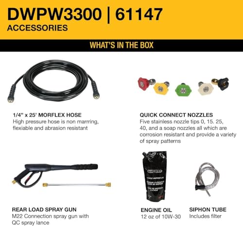 Dewalt-61147S-3300-PSI-24-GPM-Gas-Cold-Water-Pressure-Washer