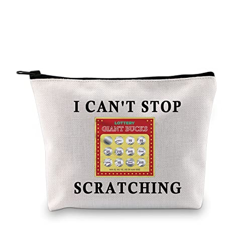 Trousse de maquillage cadeau casino amusant pour joueur de loterie et de grattage