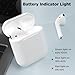 Compatible with 1st & 2nd Generation Airpod Charging Case, Wireless Airpod Replacement Case with Bluetooth Pairing Sync Button, Air Pods 1/2 Charging Cases Only, White, No Earbuds