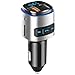 Produktbild FLY5D Wireless Bluetooth FM Transmitter Schnellladung3.0 LED-Bildschirmadapter Dual USB-Autoladegerät Auto-Spannungsprüfer  Musiksteuerung Navigation Voice Safe Charging (Grau)