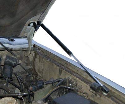 Miniatura 2 de TSUBASA Soportes de elevación para Mitsubishi Pajero Montero V20 NH NJ NL 1990-2000 Capó delantero Modificar fibra de carbono Amortiguadores de