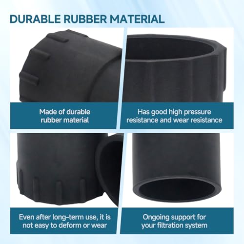 Image of （ 2-Pack for A-218 Rubber Compatible with Fluval FX4 /FX5 /FX6 high-Performance Filters,Other Compatible with Fluval FX5 and A-242 Aquarium Filtration Systems