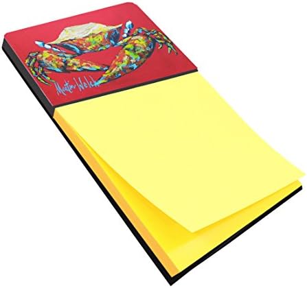 Caroline's Treasures Crab Seafood One Refillable Sticky Note Holder or Postit Note Dispenser, 3.25 by 5.5", Multicolor image 2