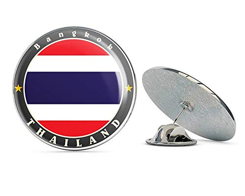 Bangkok Thailand Round Metal 0.75