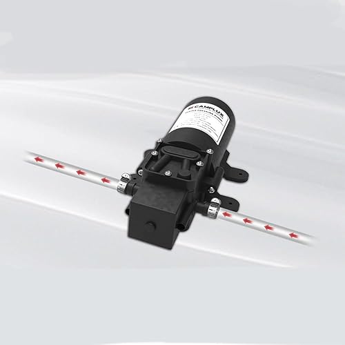 Miniatura 3 de Camplux - Bomba de agua de 12 V CC, bomba de diafragma de 1.2 GPM 4.3 Lmin para caravana RV barco de pesca marina