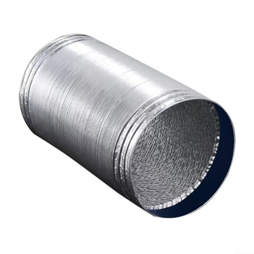 Tuyau d'aération flexible en aluminium pour une résistance aux hautes températures dans les applications de chauffage, de ventilation et de climatisation (200 cm)