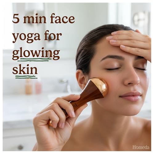 Homeda Kansa Wand Ayurveda Foot Massager - Indian Skincare Tool - SWA Kansa Wand for Feet & Face Relazation and Detox - Ayurveda Gifts (Double Bowl) - Image 3