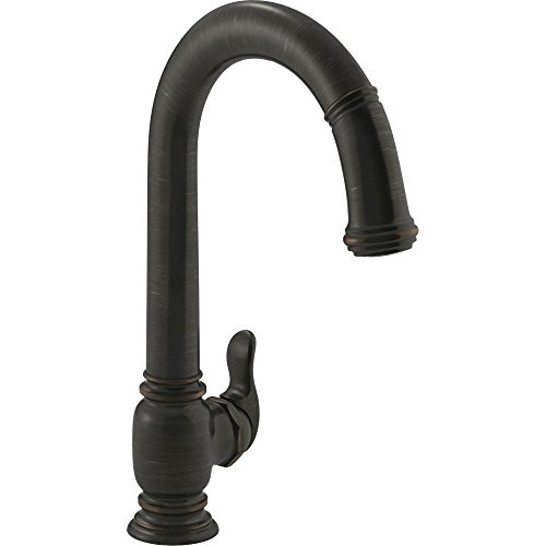 KOHLER K-99332-2BZ Beckon Electronic Pull-Down Kitchen Sink Faucet, Oil-Rubbed Bronze