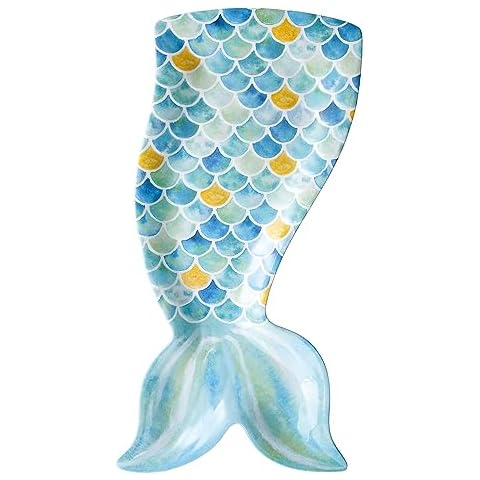 UPware 17 Inch Mermaid Tail Serving Platter Cover
