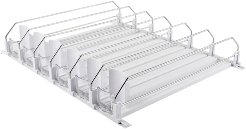 Auto Loading Carbonated Drink Can Dispenser Set of 6 Modifiable Width Double Railing Plan