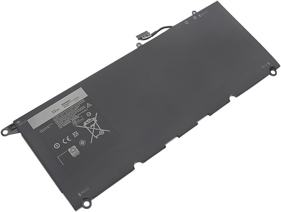 JHXPY 5K9CP JD25G 0DRRP 0N7T6 Replacement Laptop Battery for DELL XPS 13 9343 9350 13D-9343-350 13-9350-D1608 13D-9343-3708 90V7W 090V7W (7.4V 52Wh JD25G)