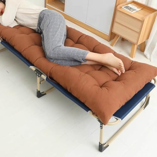 Coussin de banc de jardin beige de 170x55 cm pour balancelle extérieure