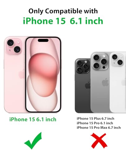 Jelanry JELANRY00742 Case For Iphone 15 5G 6.1-Inch, Heavy Duty Rugged & Dual-Layer Protection With Port Anti Dust/Shockproof Dropproof/Anti-Scratch Matte Armor Phone Case Back Cover thumb #1