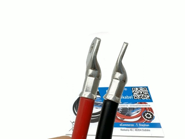 Câble Batterie EXODA 70mm² 50cm - Cosses M8/M10, Haute Flexibilité, Résiste Jusqu'à 70°C - Idéal Voiture, Bateau, Moto - 5
