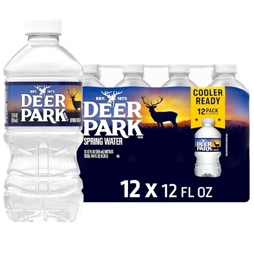 Deer Park Spring Water, 12 Pack - Crisp Refreshing Taste - 12 Fl Oz