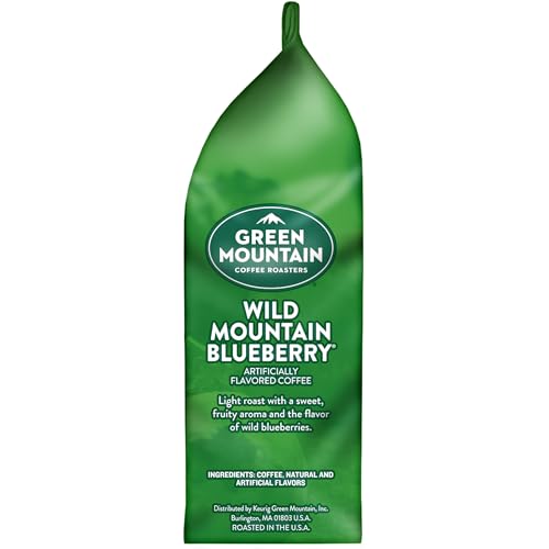Green Mountain Coffee Roasters Wild Mountain Blueberry, Ground Coffee, Flavored Light Roast, Bagged 12 Oz, 1 Count - image 8