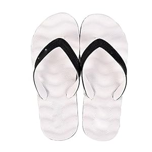 DABEIGOUZTUOXN MENS SLISTERS Zomer heren flip flops nerveloze strand slippers voor mannetjes mode schoenen kinderlijke stijl casual schoenen (Color : White, Shoe Size : 41)